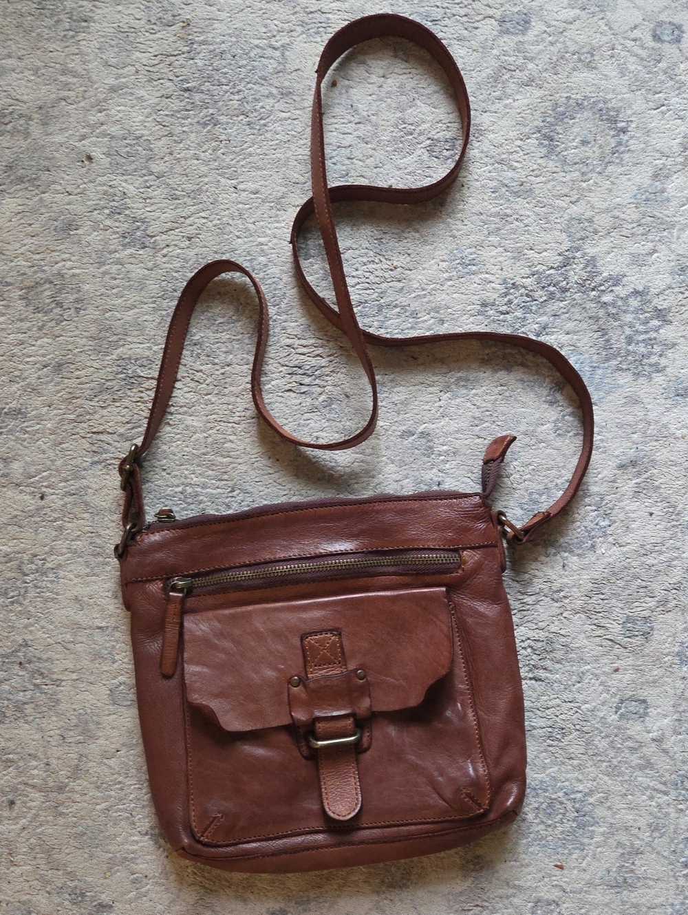 Harbour 2nd Brown Leather Crossbody Bag